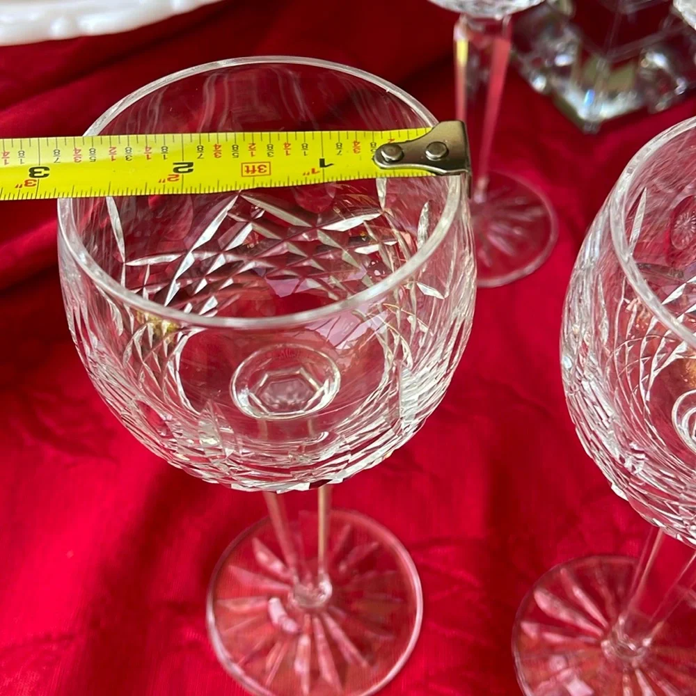 Set of 2 Vintage Waterford Crystal Kenmare Hock Wine Glasses